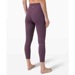 Lululemon Wunder Under High Rise Leggings 25” in Grape Thistle